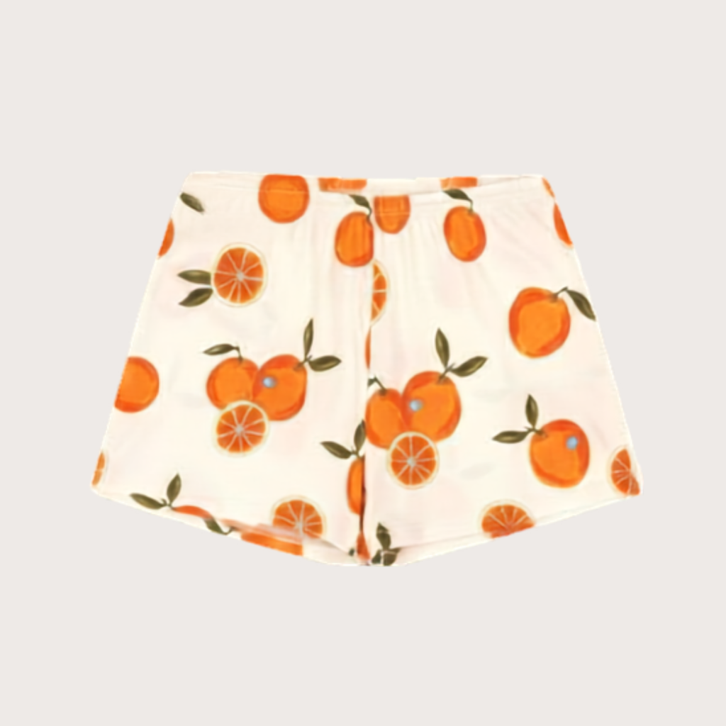 Konges Sløjd Orange print shorts