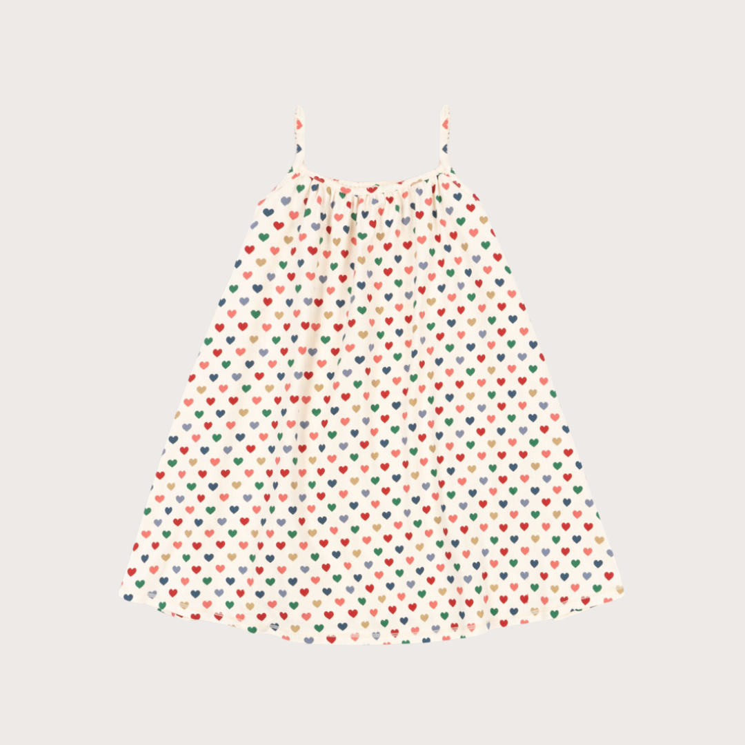 Konges Slojd Heart print strappy dress
