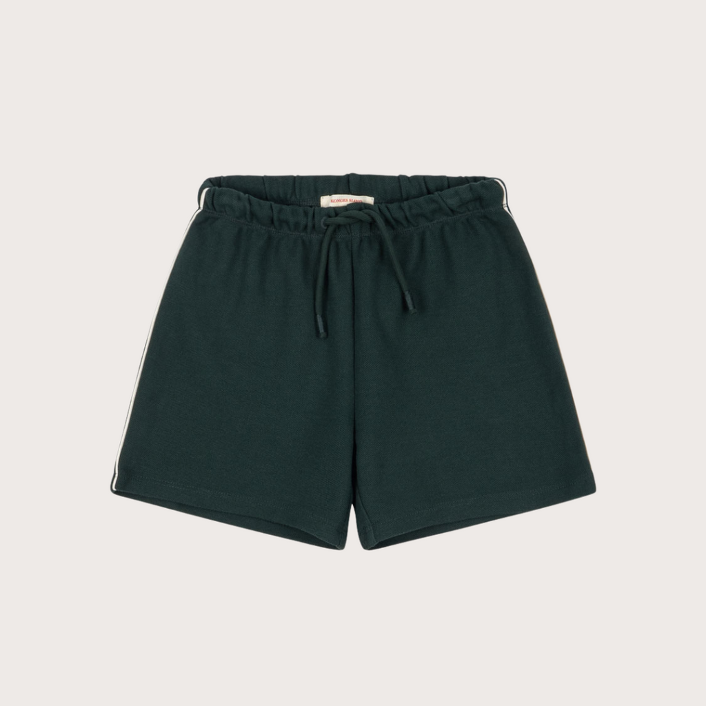 konges slÌüjd Dark green cotton drawstring shorts 18M