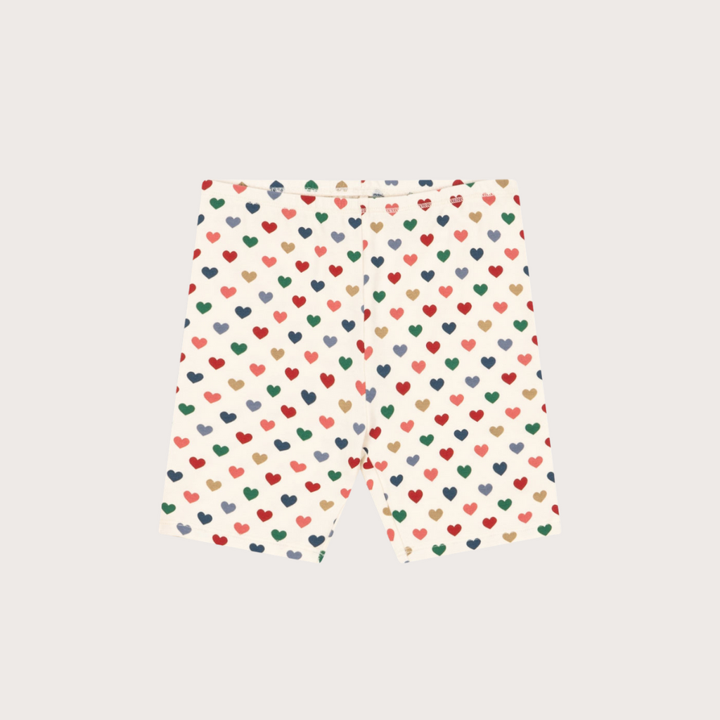 Konges Slojd Heart print jersey cycling shorts