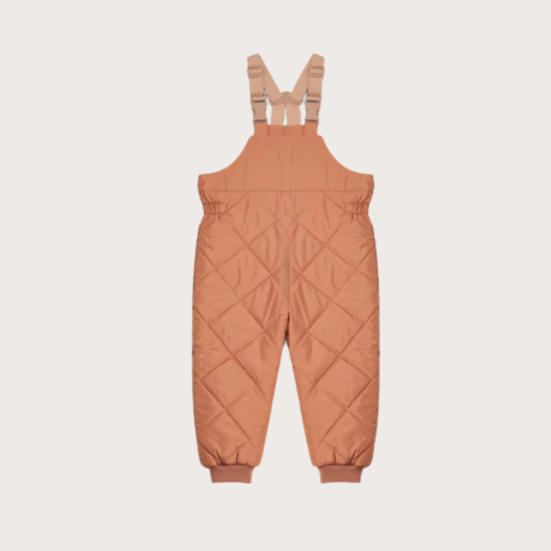 Liewood Pink quilted thermo dungarees