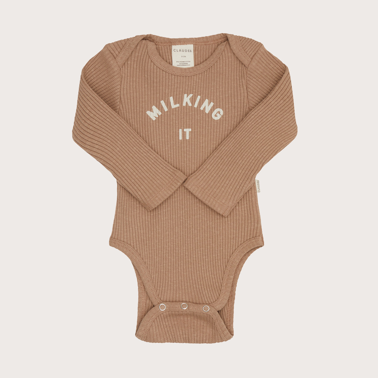 Claude & Co  ribbed camel milking it body