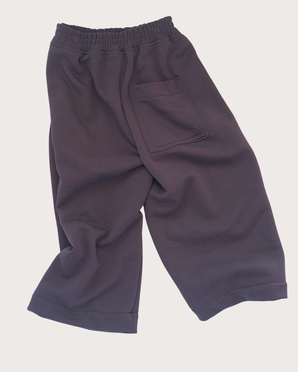 Unisex kids joggers with wide leg fit and brushed cotton interior
