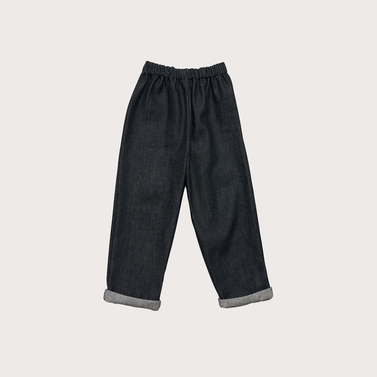 P Denim Charcoal tapered leg jeans