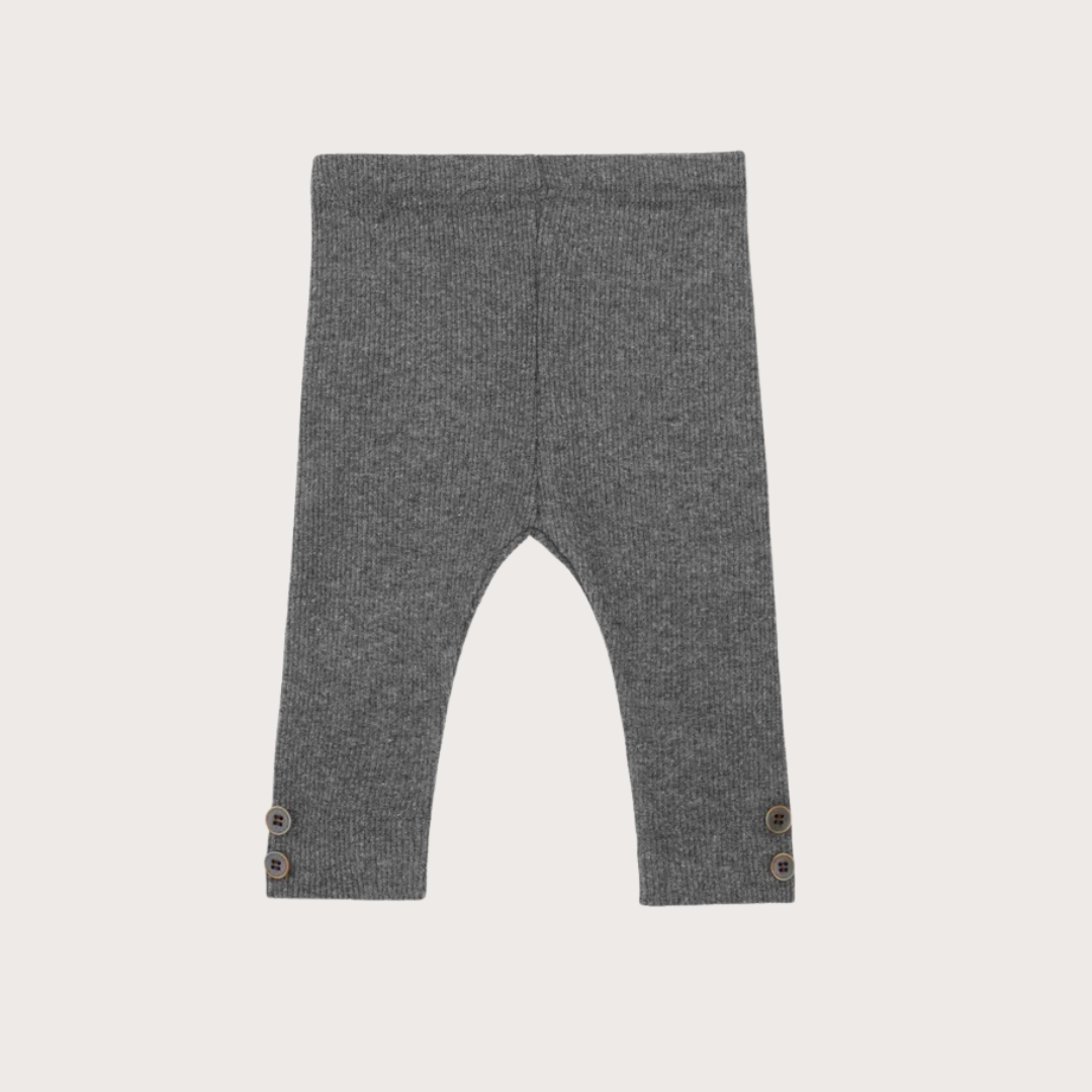 Grey cotton leggings