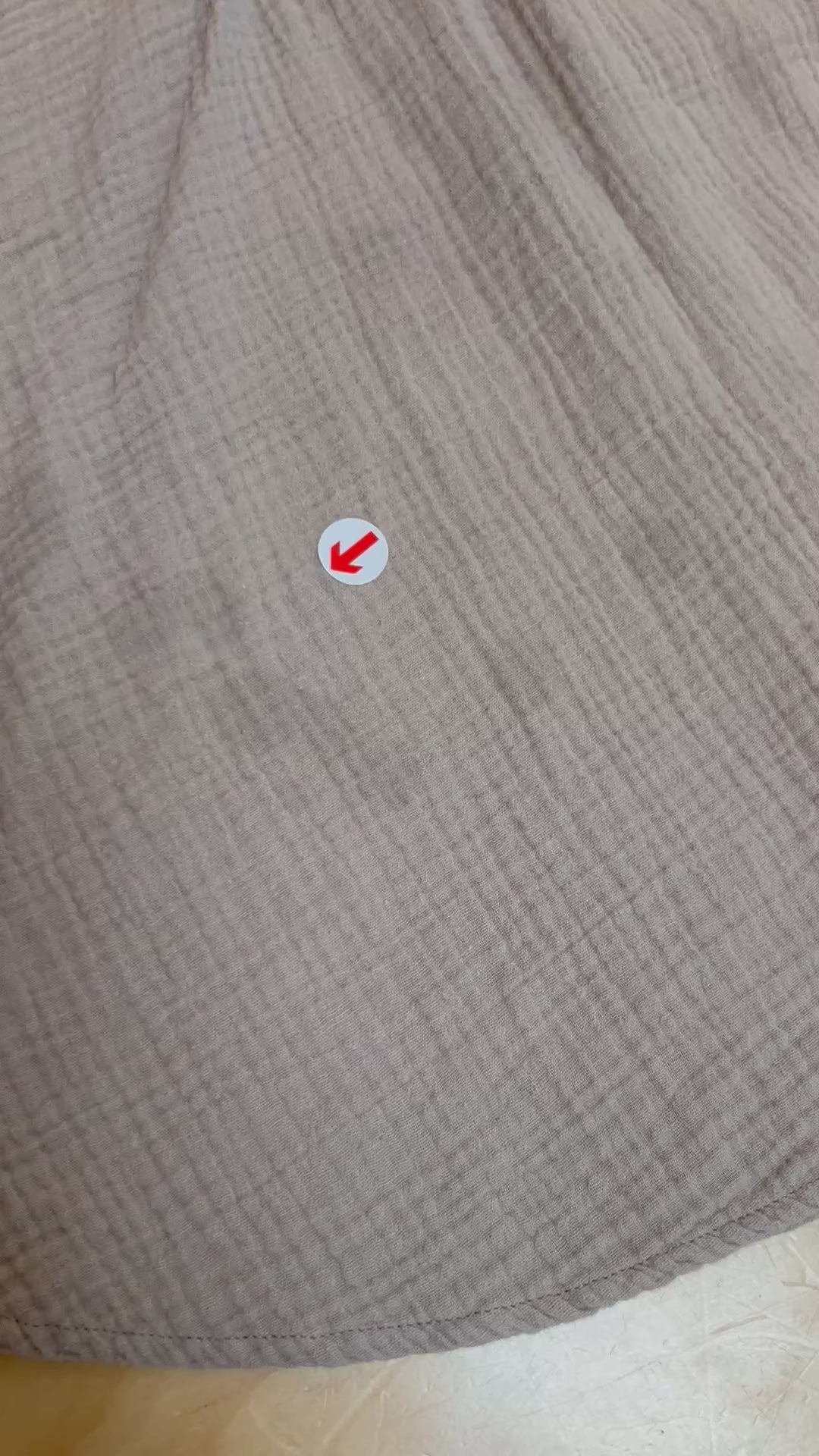 Konges Slojd Beige seersucker strap dress