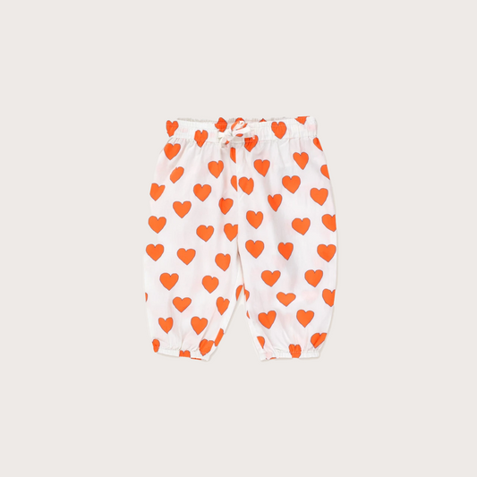 Tiny Cottons hearts baby pants