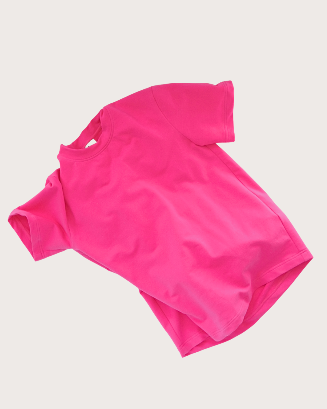 Pink jersey dress