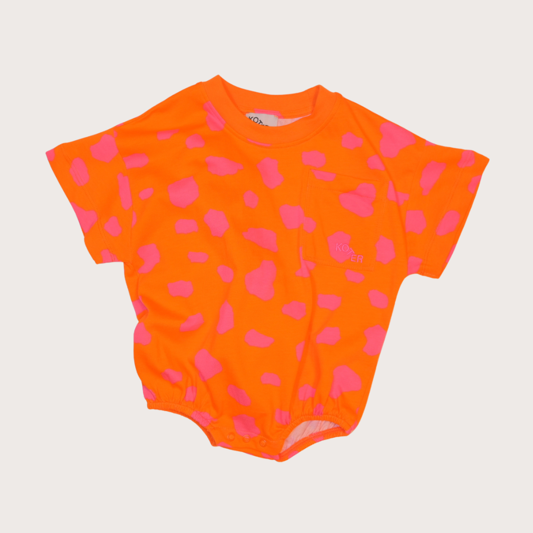 Studio Koter Orange dot short romper