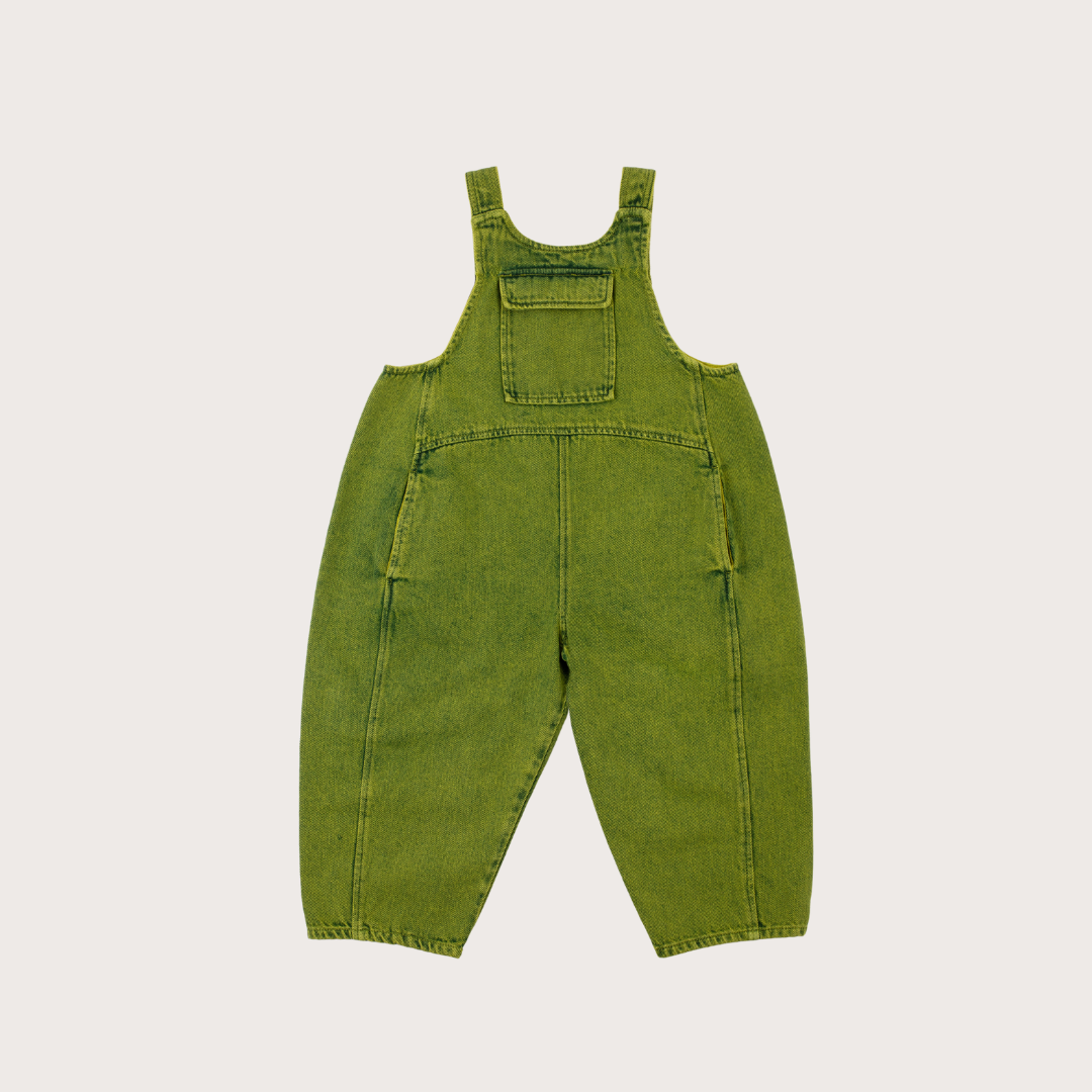 Studio Koter Kai green denim dungarees
