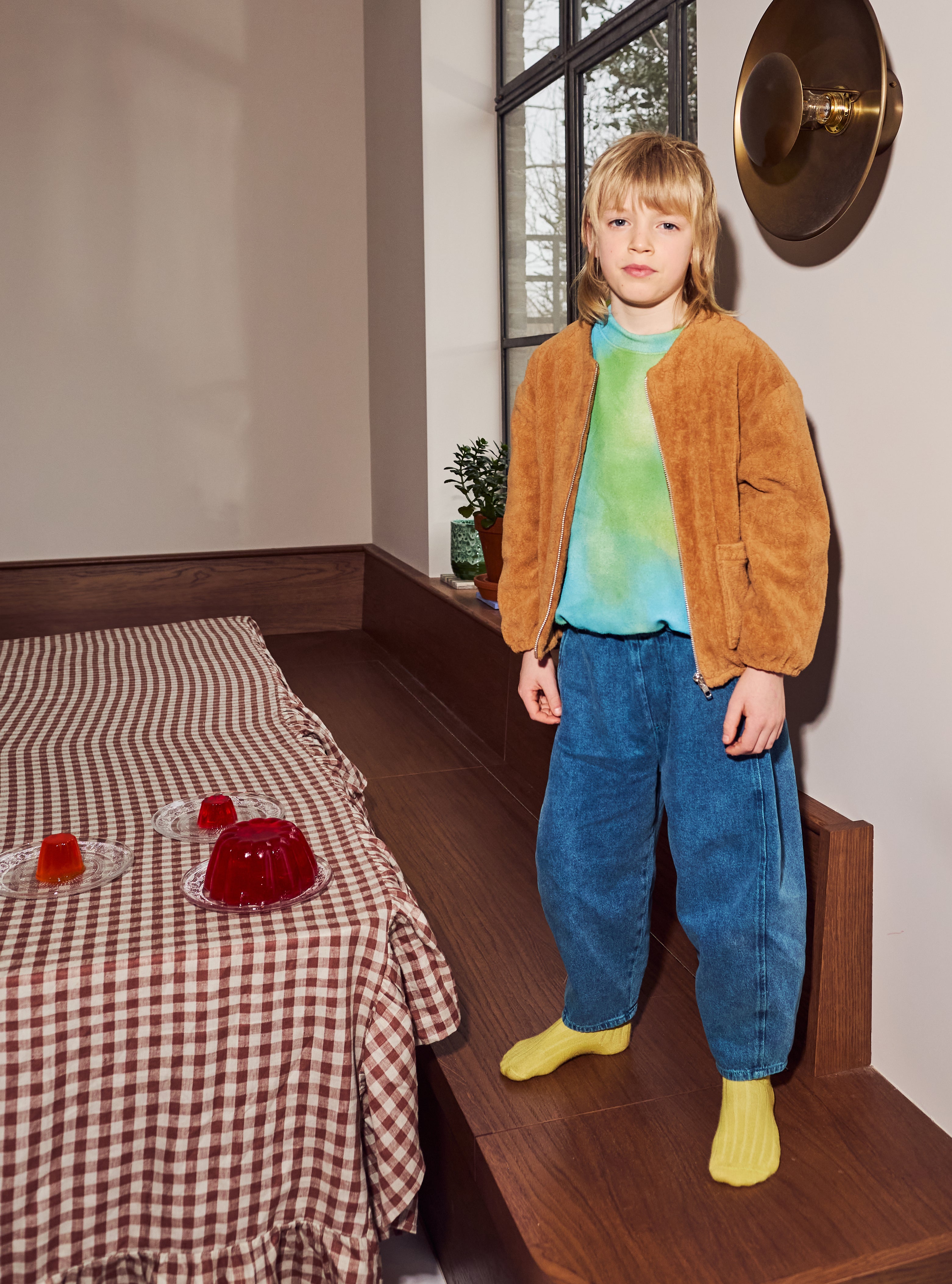Studio Koter Blue overdye denim trousers