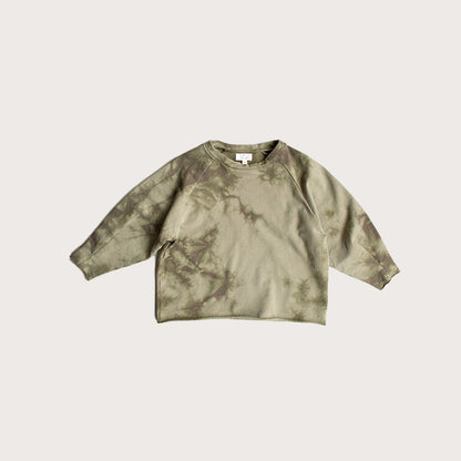 The Simple Folk khaki tie dye sweatshirt