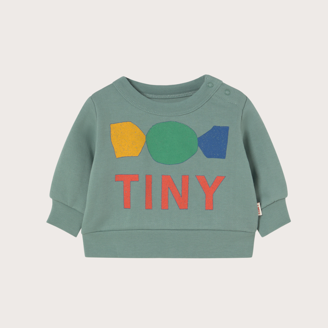 tiny cottons Blue candy graphic sweatshirt 18M