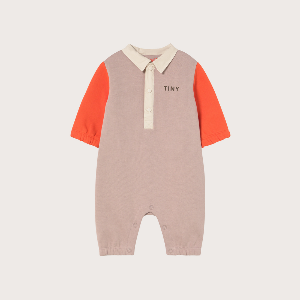 tiny cottons Colour block polo one piece 12M