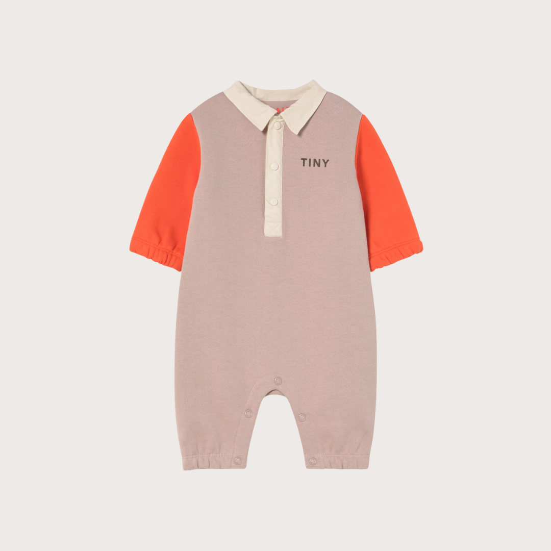 tiny cottons Colour block polo one piece 12M