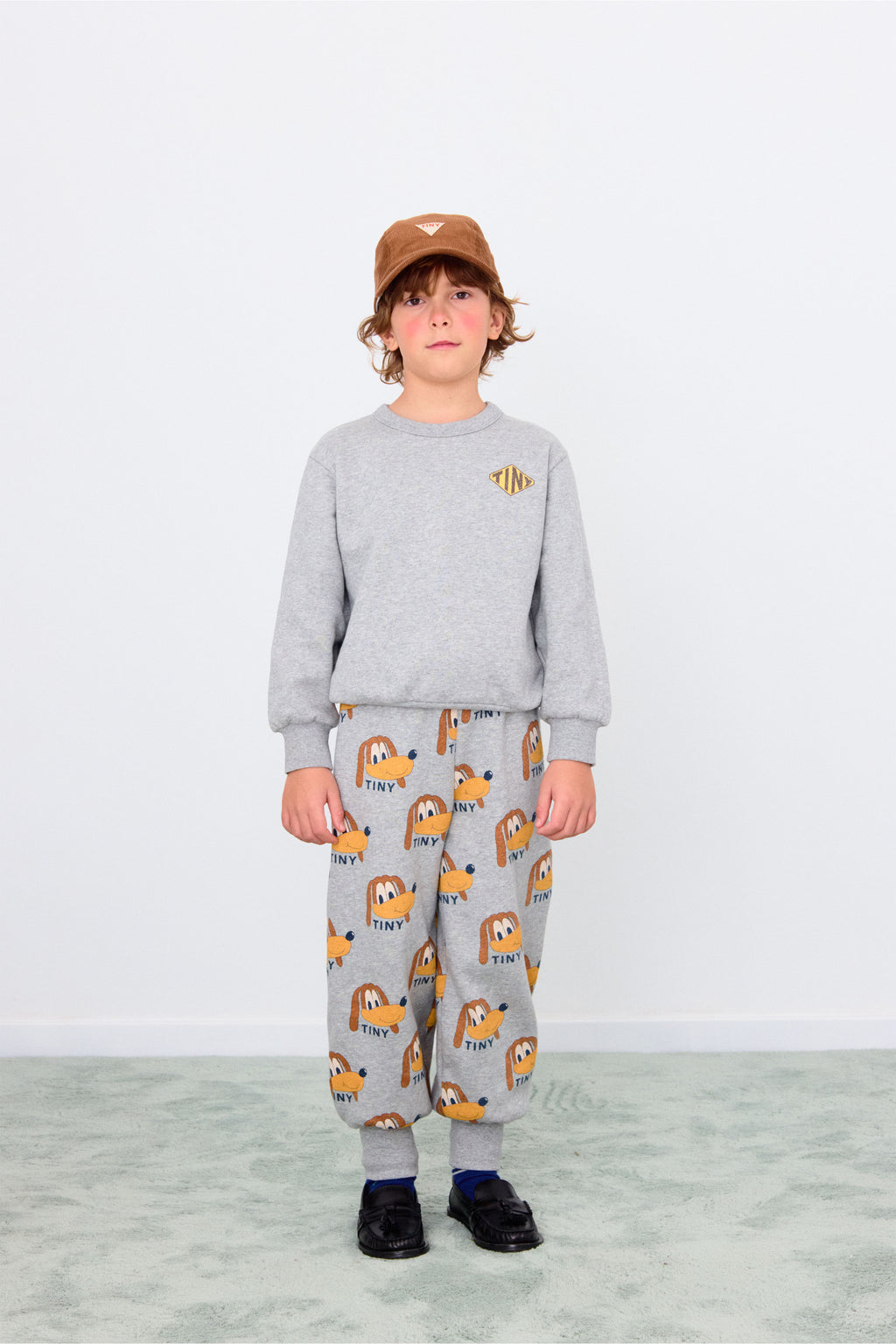 Tiny Cottons Grey dogs sweatpants