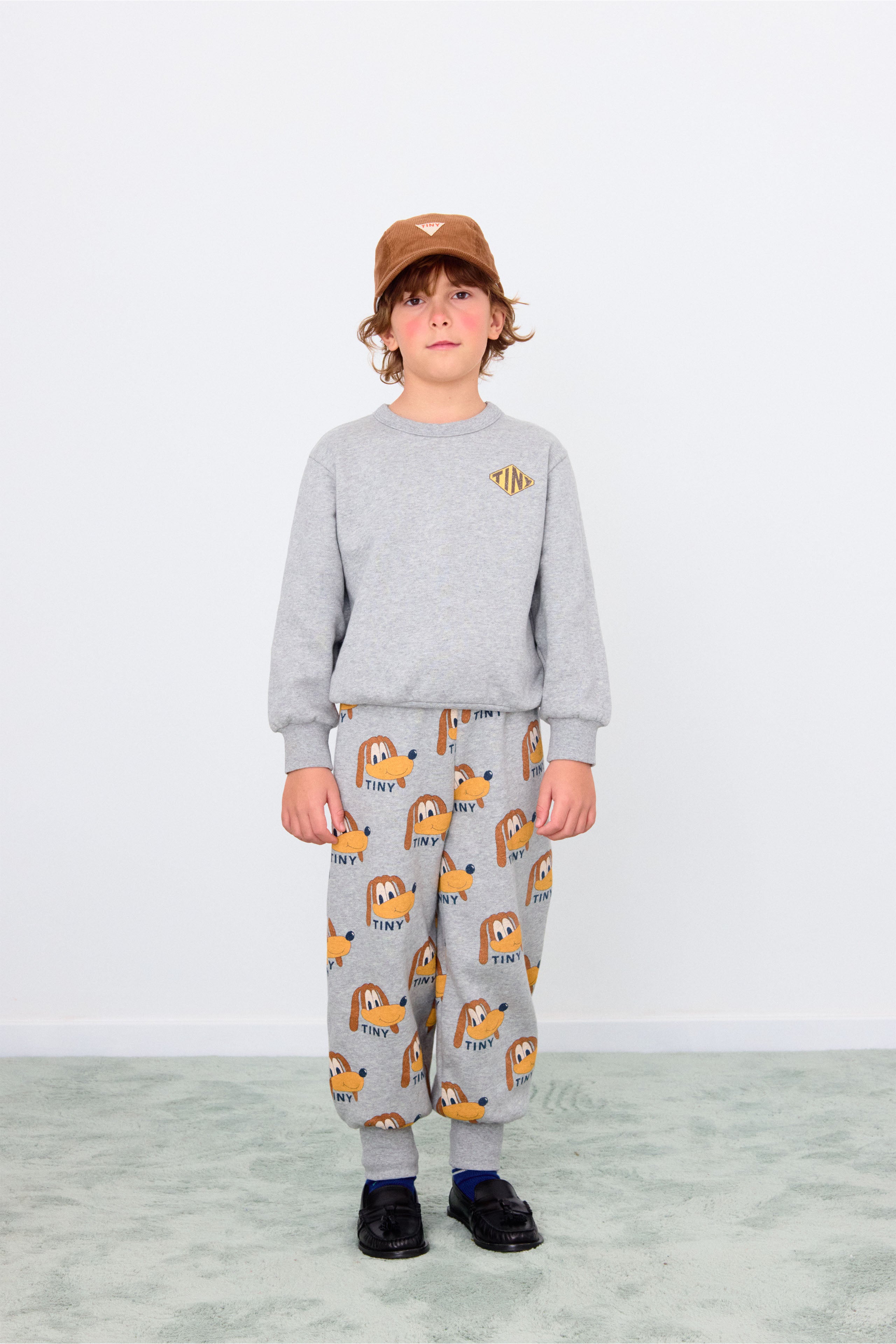 Tiny Cottons Grey dogs sweatpants