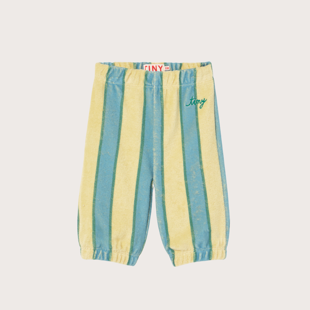 tiny cottons Retro stripes towel baby sweatpants