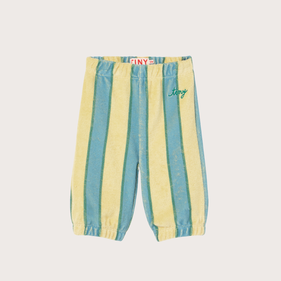 tiny cottons Retro stripes towel baby sweatpants