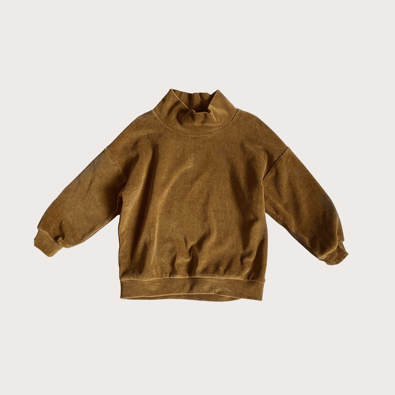 The Simple Folk  velvet high neck sweatshirt