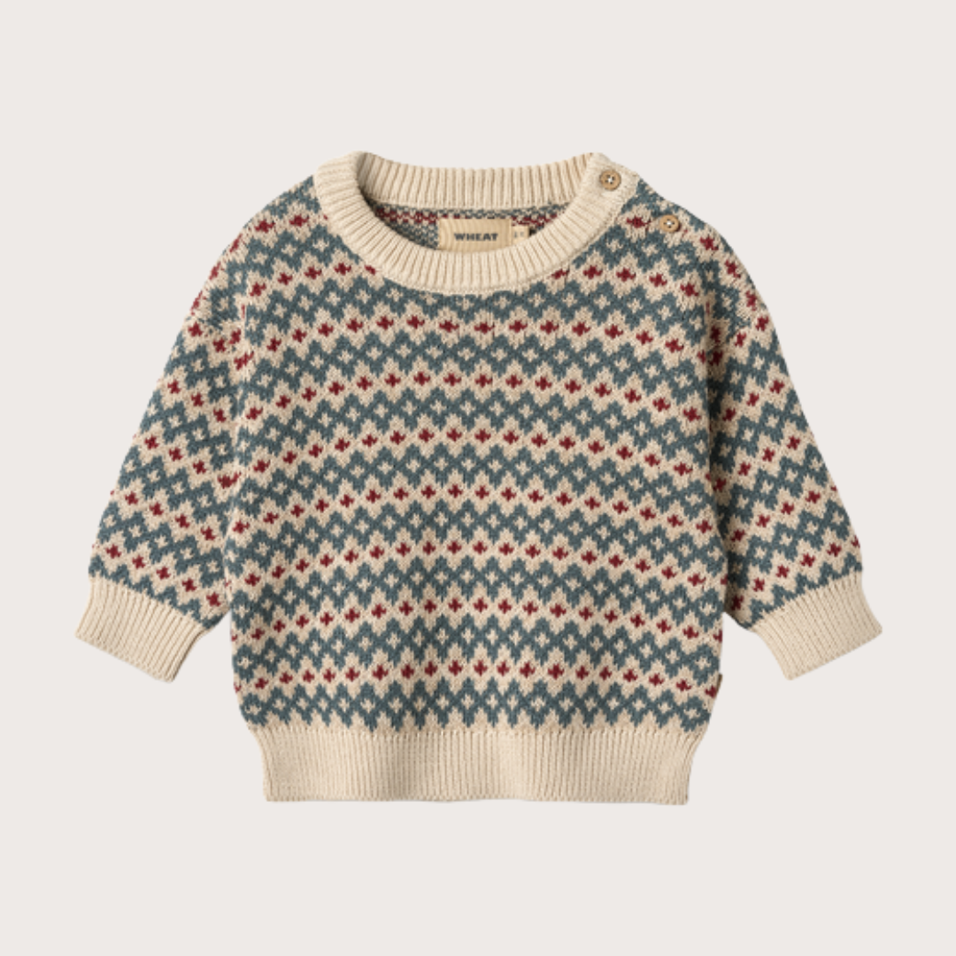 WHEAT Jacquard knit jumper