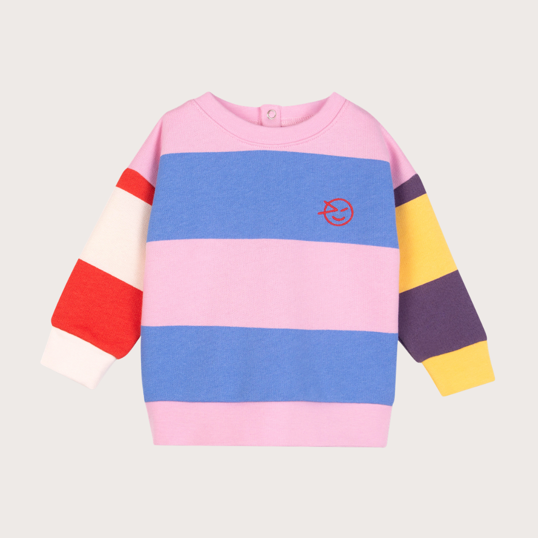 wynken Candy pink stripe sweatshirt