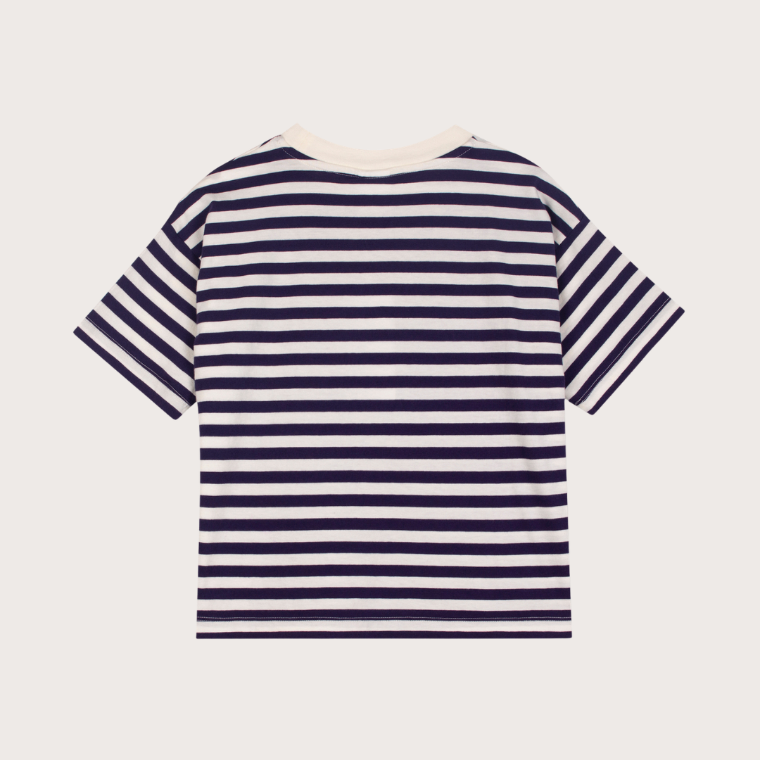 Wynken Navy stripe cap t-shirt