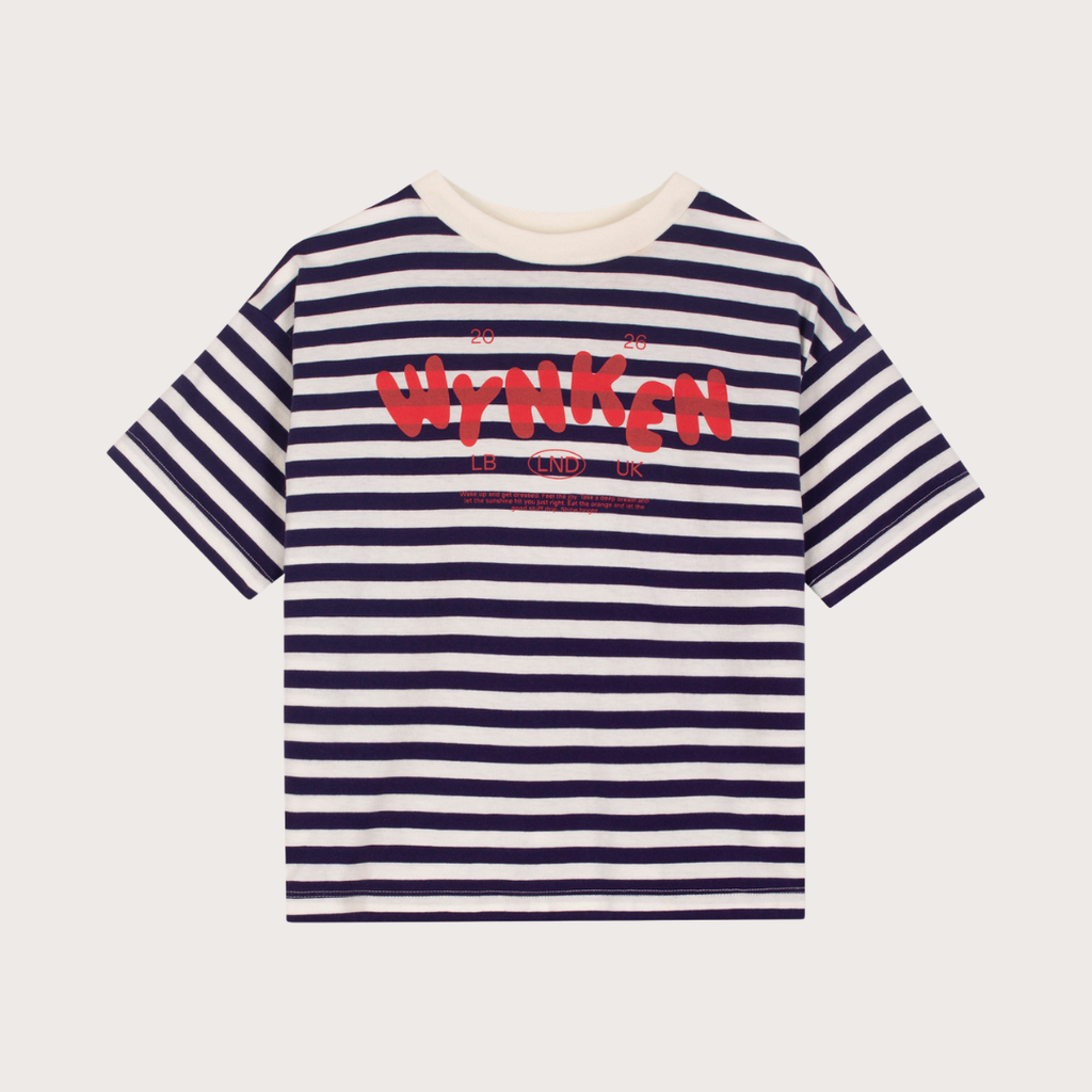 Wynken Navy stripe cap t-shirt