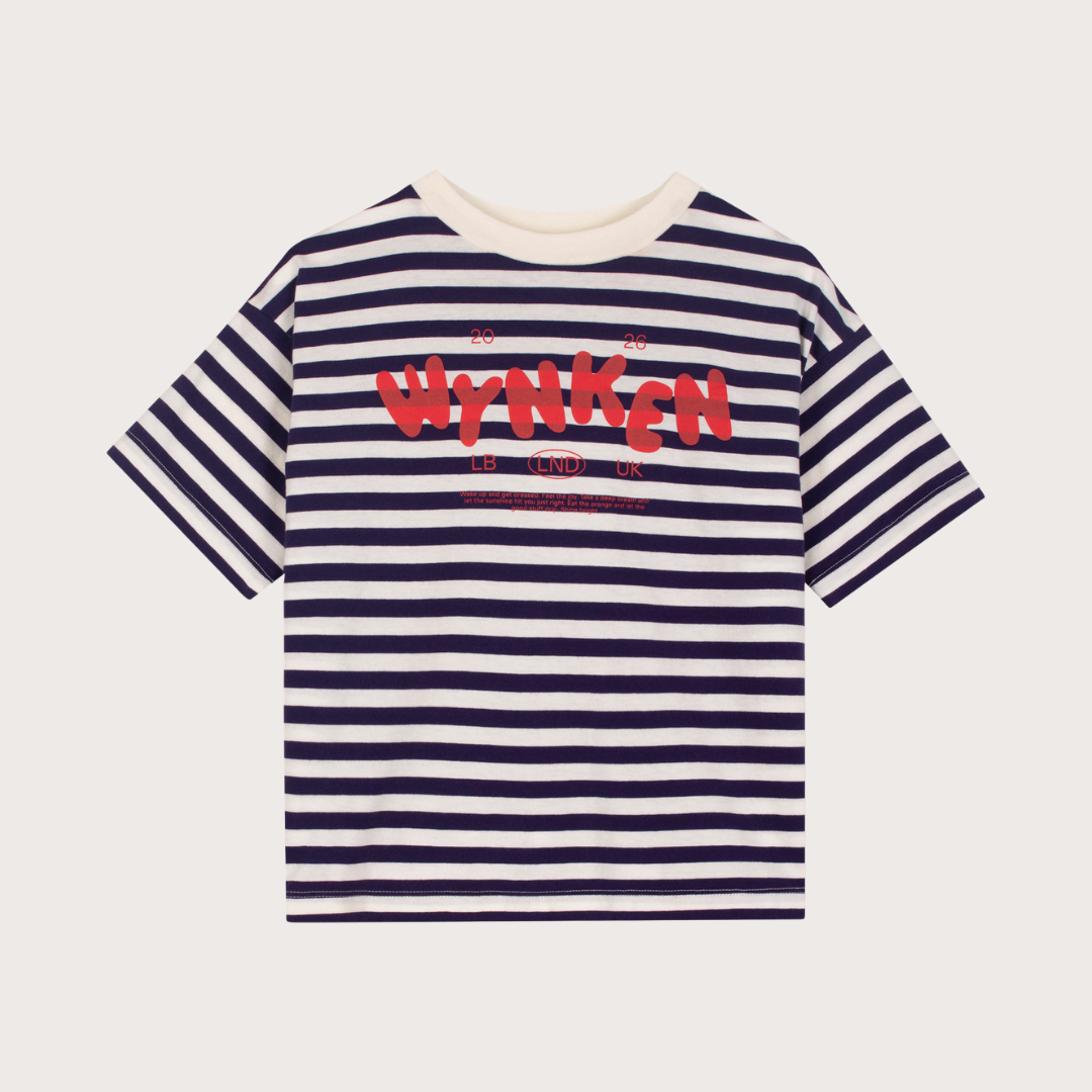 Wynken Navy stripe cap t-shirt