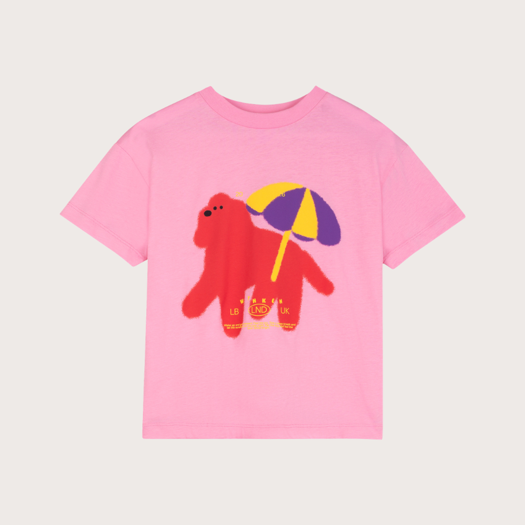 Wynken Pink candy dog t-shirt